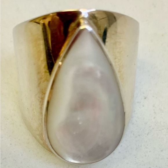 Bali Moonstone Ring .925 Sterling silver, Sz 9 1/2 - Picture 3 of 6